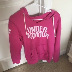 Under Armour hoodie pink